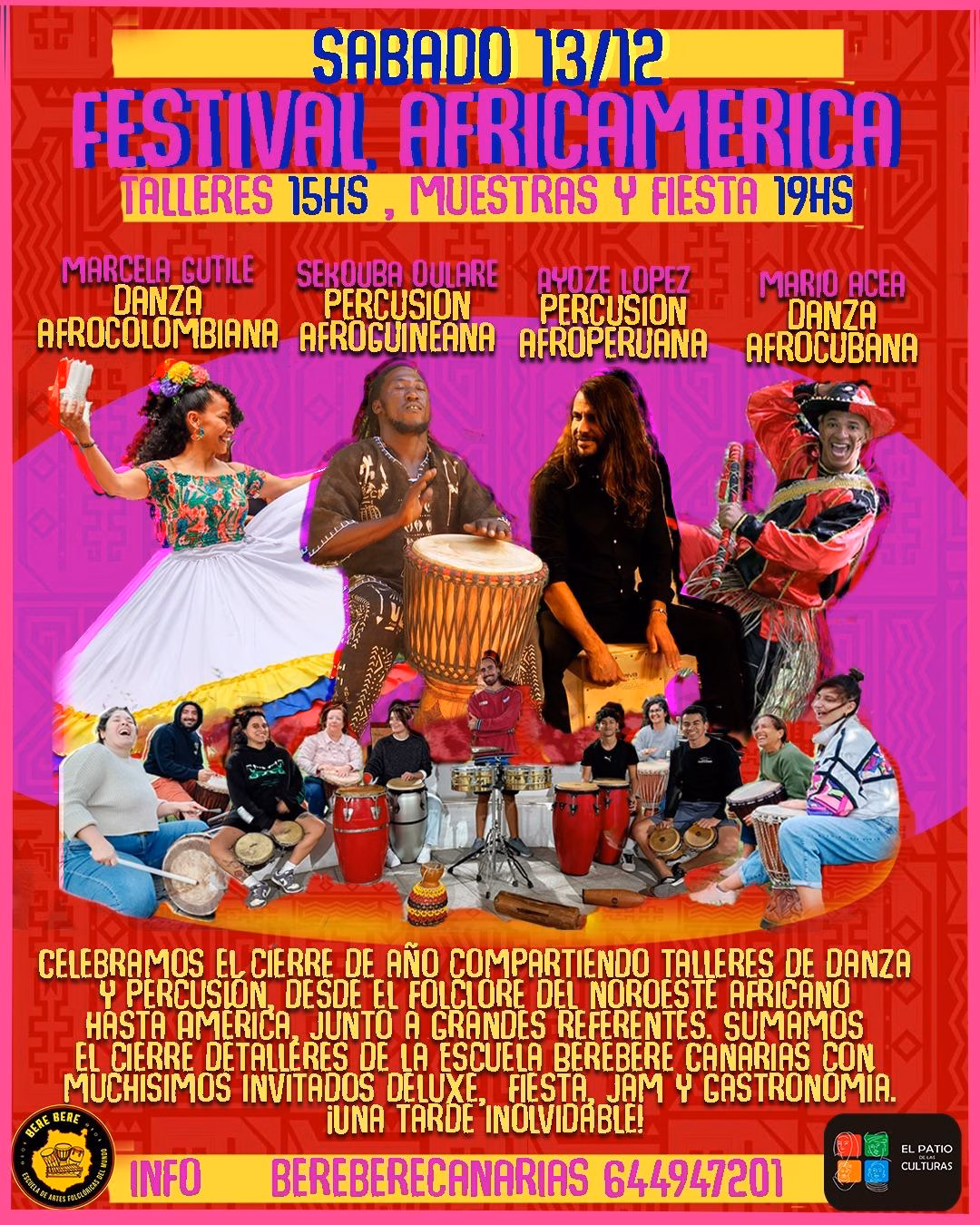 Festival "Africamérica" en el Patio de las Culturas, Las Palmas de Gran Canaria.