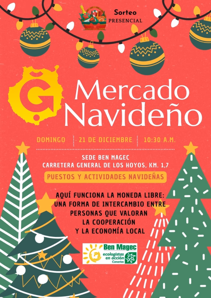 Mercado Navideño de Ben Magec en Marzagán, Las Palmas de Gran Canaria.