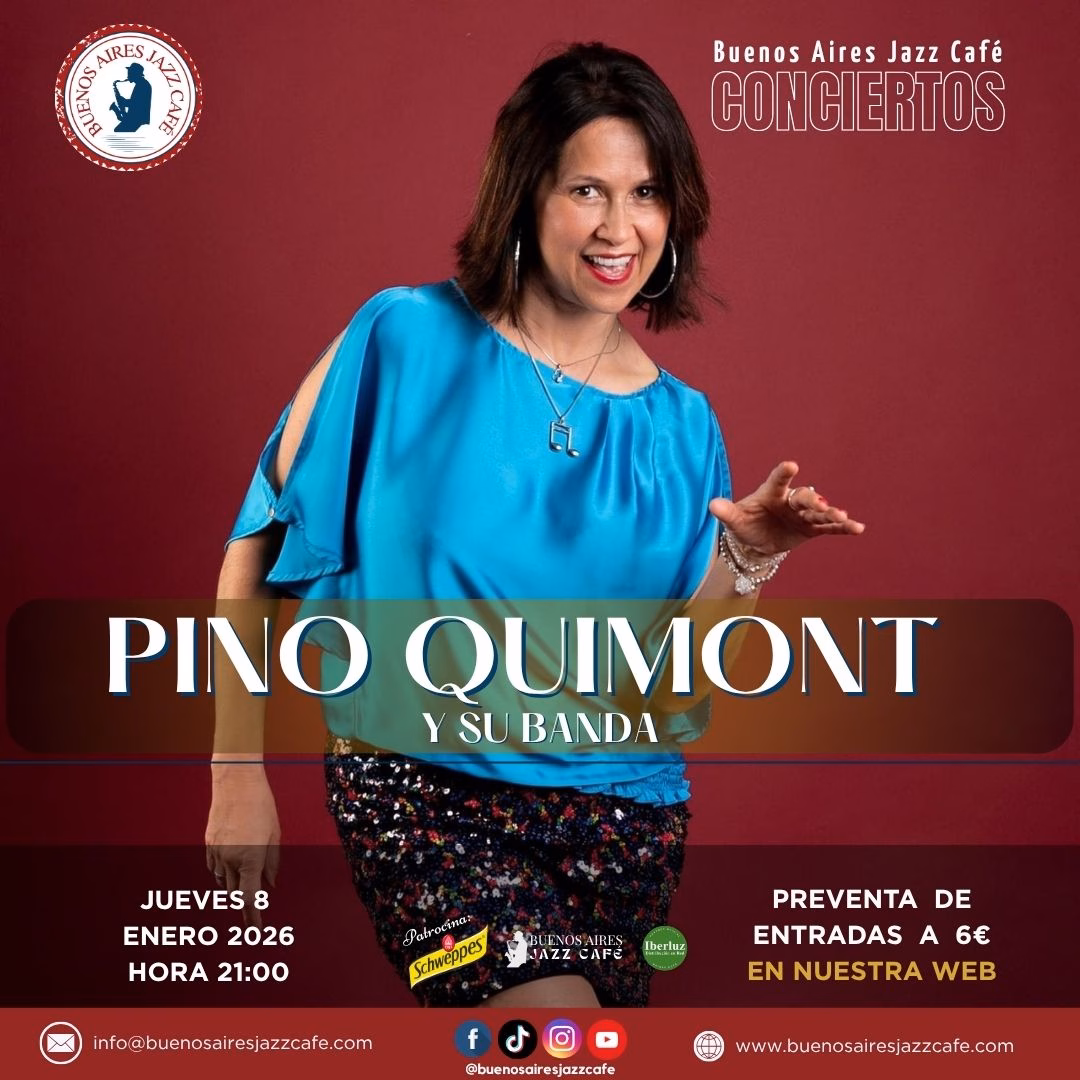 Concierto Baires - Pino Quimont y su banda en Buenos Aires Jazz Café, Las Palmas de Gran Canaria.