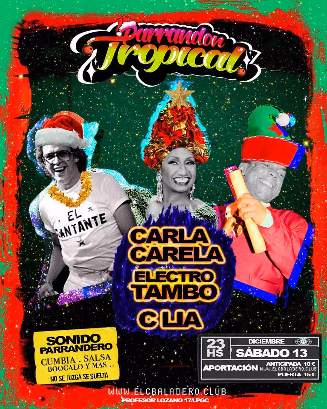 Fiesta - "Parrandón Tropical" en El Baladero, Las Palmas de Gran Canaria.