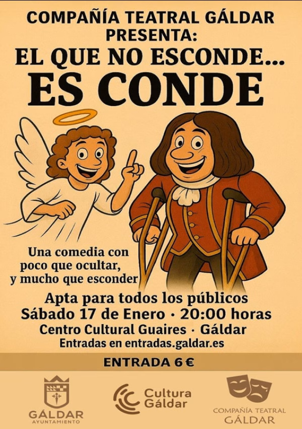 Teatro – El que no esconde… es Conde
