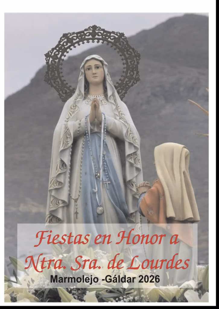 Programa de las Fiestas de Ntra. Sra. de Lourdes en Marmolejo, Gáldar, Gran Canaria