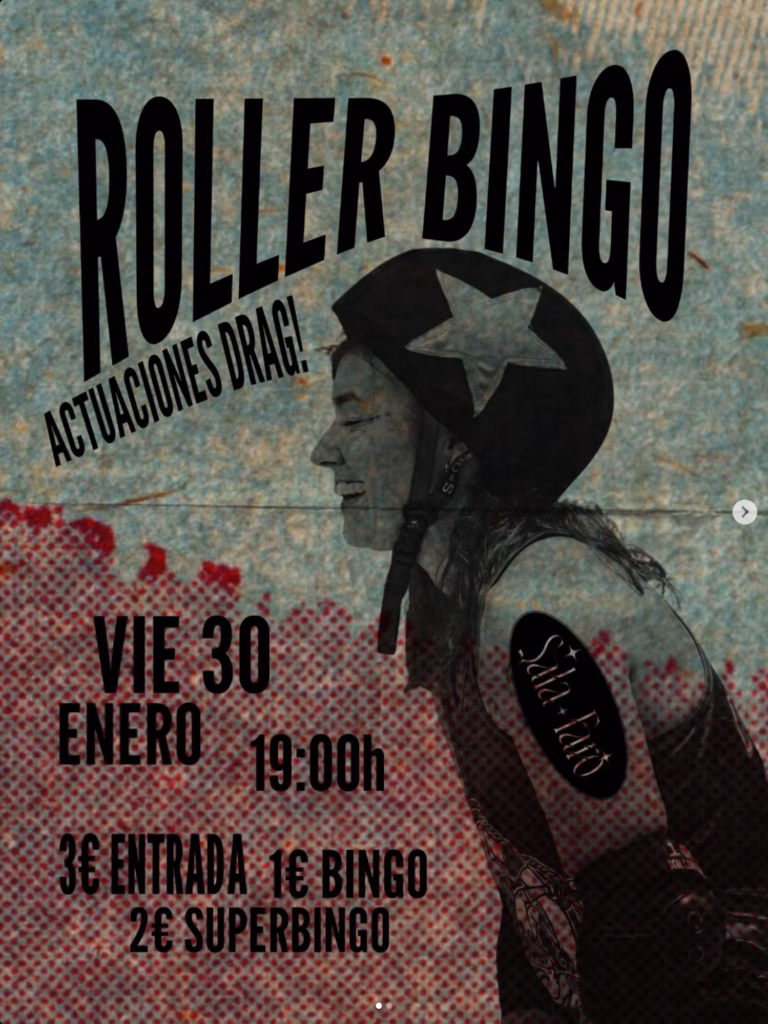 Juegos - Roller Bingo organizado por @laspalmasrollerderby en Sala Faro, Las Palmas de Gran Canaria.