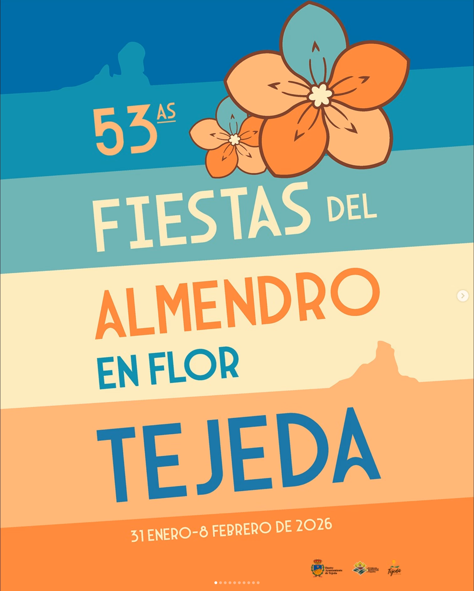 Programa de las Fiestas del Almendro en Flor en Tejeda 2026