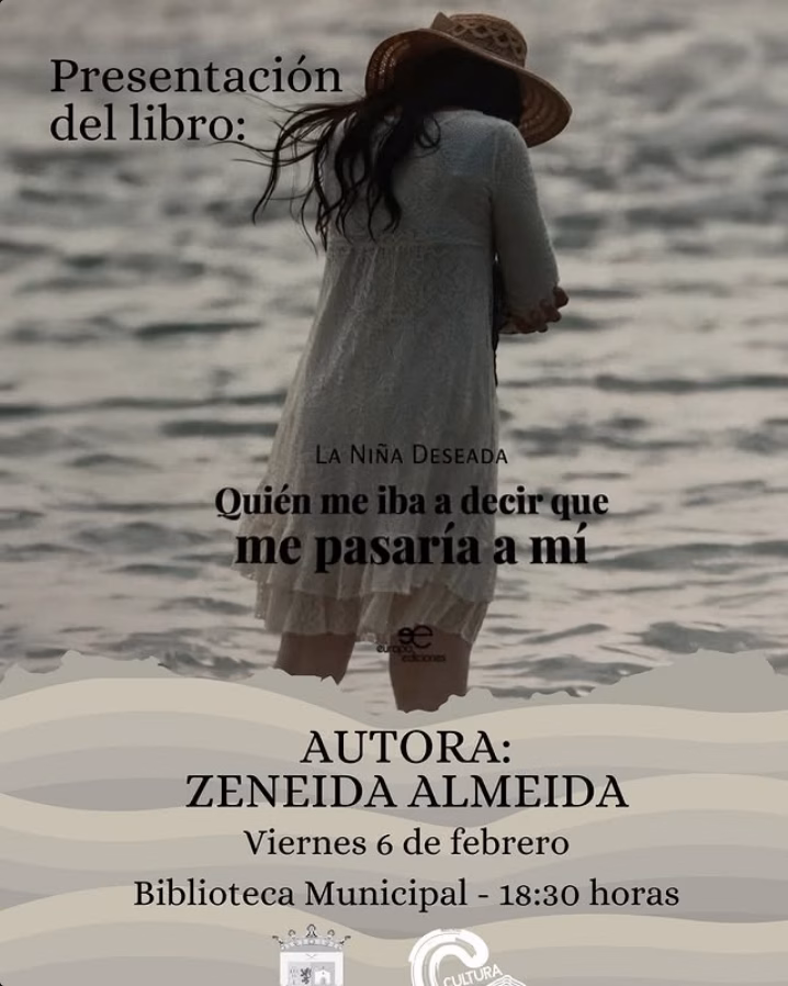 Presentación del Libro "La niña deseada" de Zeneida Almeida en la Biblioteca Municipal de la Aldea de San Nicolás, Gran Canaria.