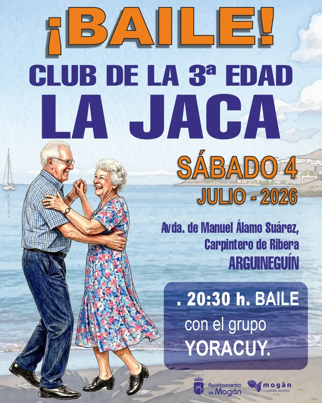 Baile de Mayores en el Club de la Tercera Edad La Jaca – Arguineguín, Mogán, Gran Canaria.