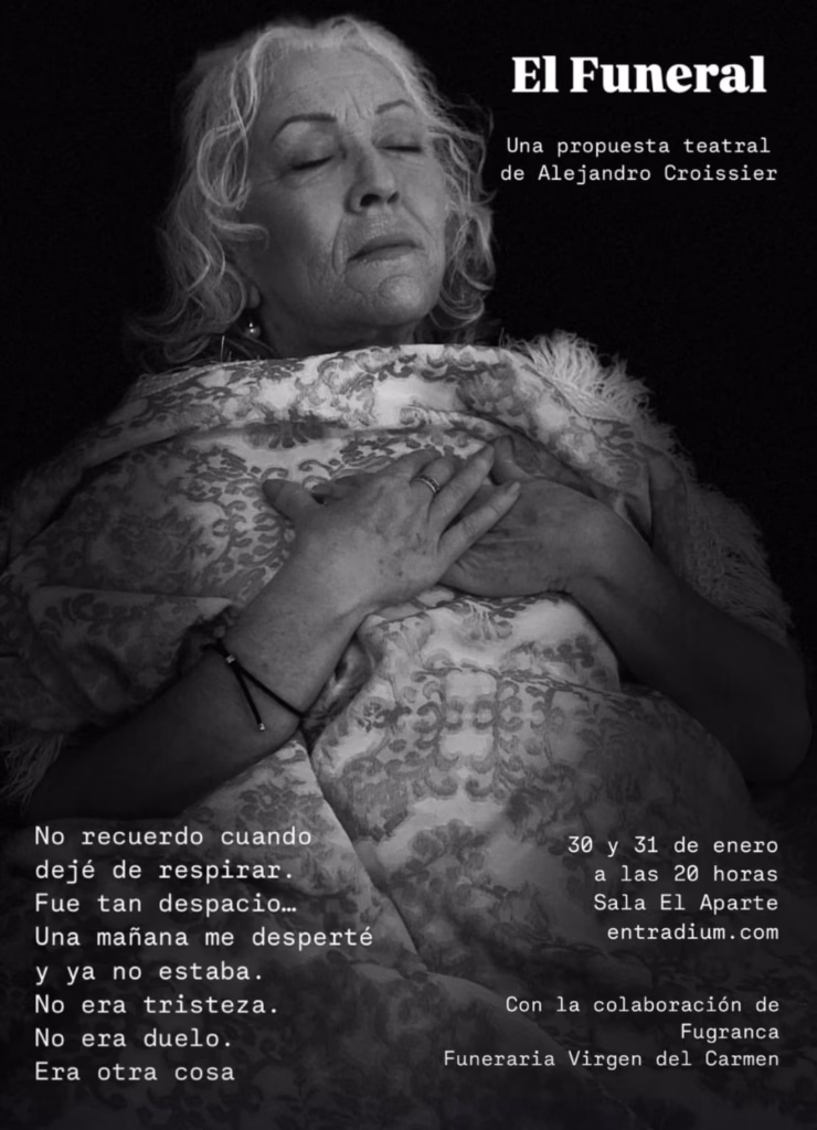 Obra de Teatro "El Funeral" en El Aparte Espacio Creativo, Las Palmas de Gran Canaria.