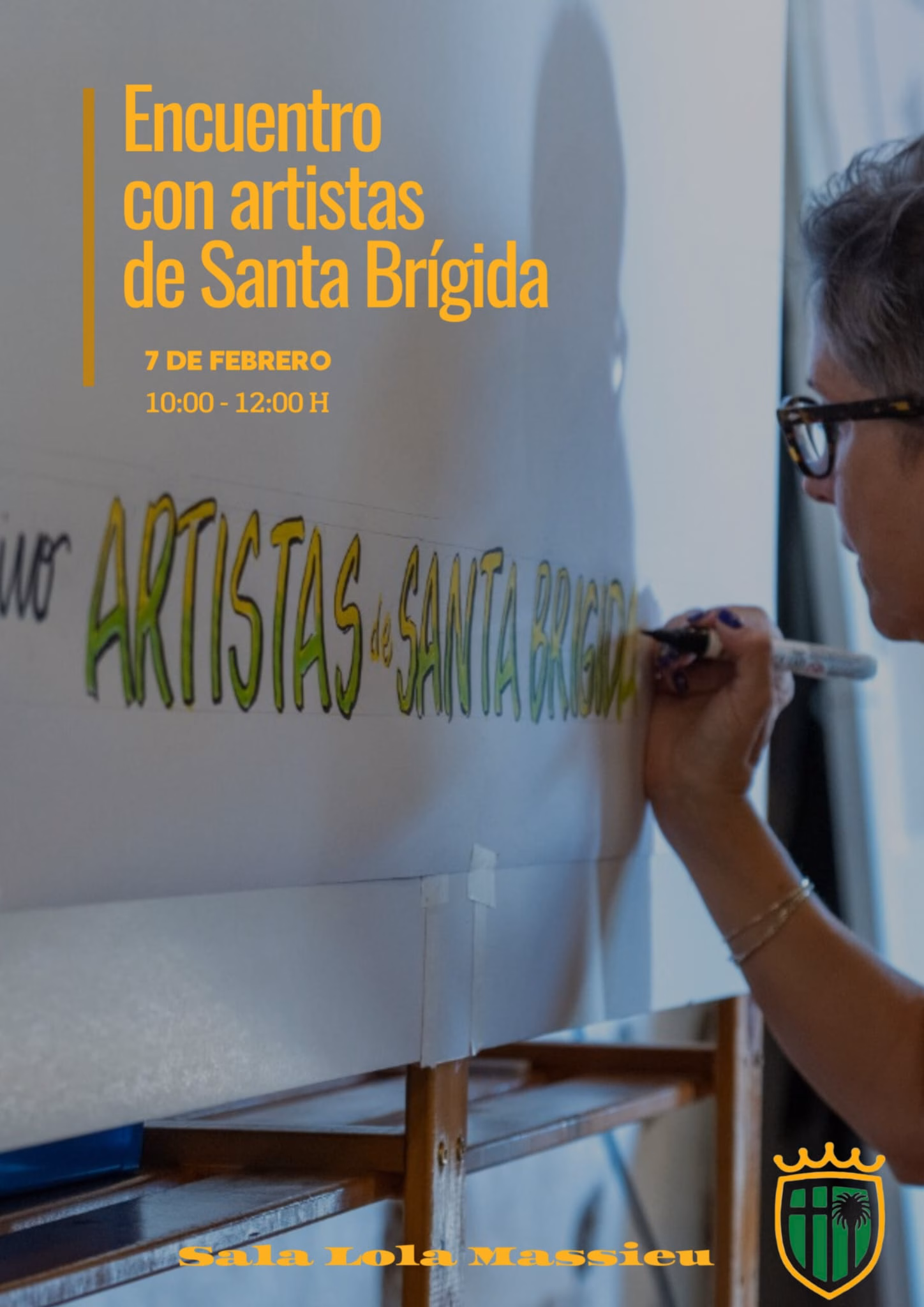Encuentro - Santa Brígida escucha a sus artistas en la Sala de Exposiciones Lola Massieu, Santa Brígida, Gran Canaria.