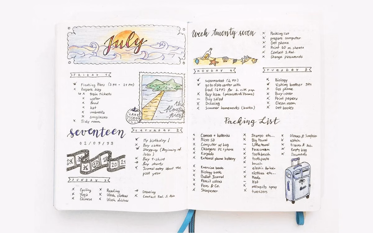 Taller - Escuch(arte) "Crea tu bullet journal" por Blooming Horizons en Espai Art Studio, Las Palmas de Gran Canaria.