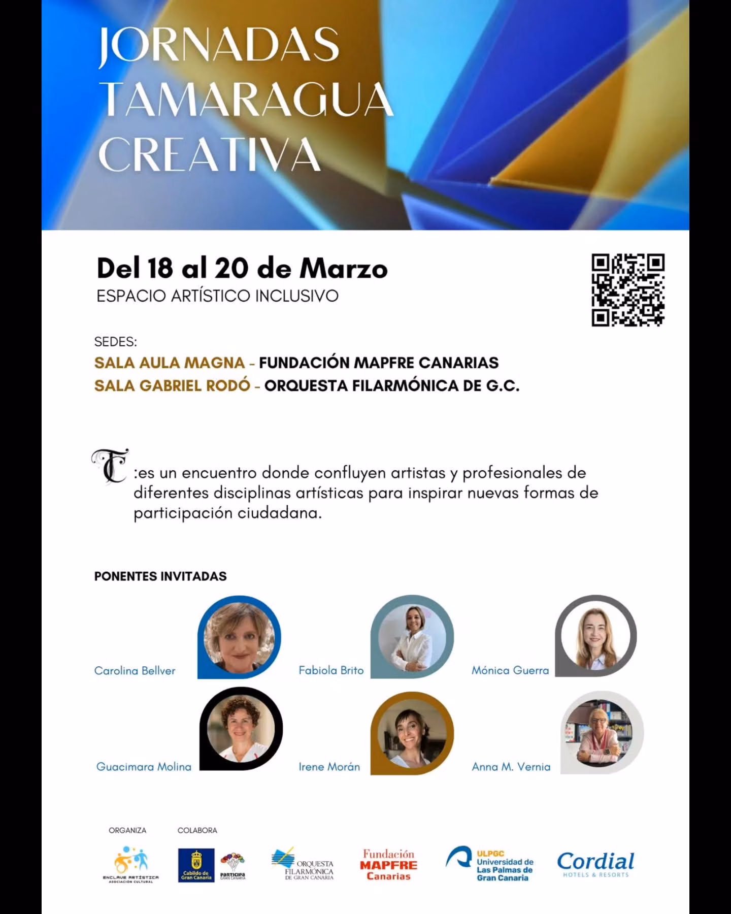 Jornadas Tamaragua Creativa 2026 | Las Palmas