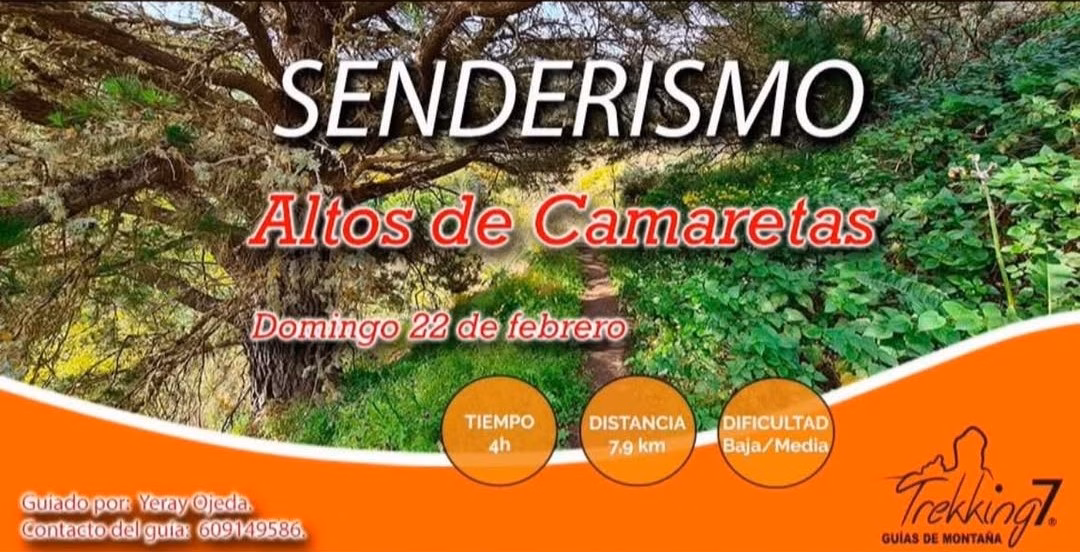 Senderismo - Altos de Camaretas, San Mateo, Gran Canaria, por Trekking 7.