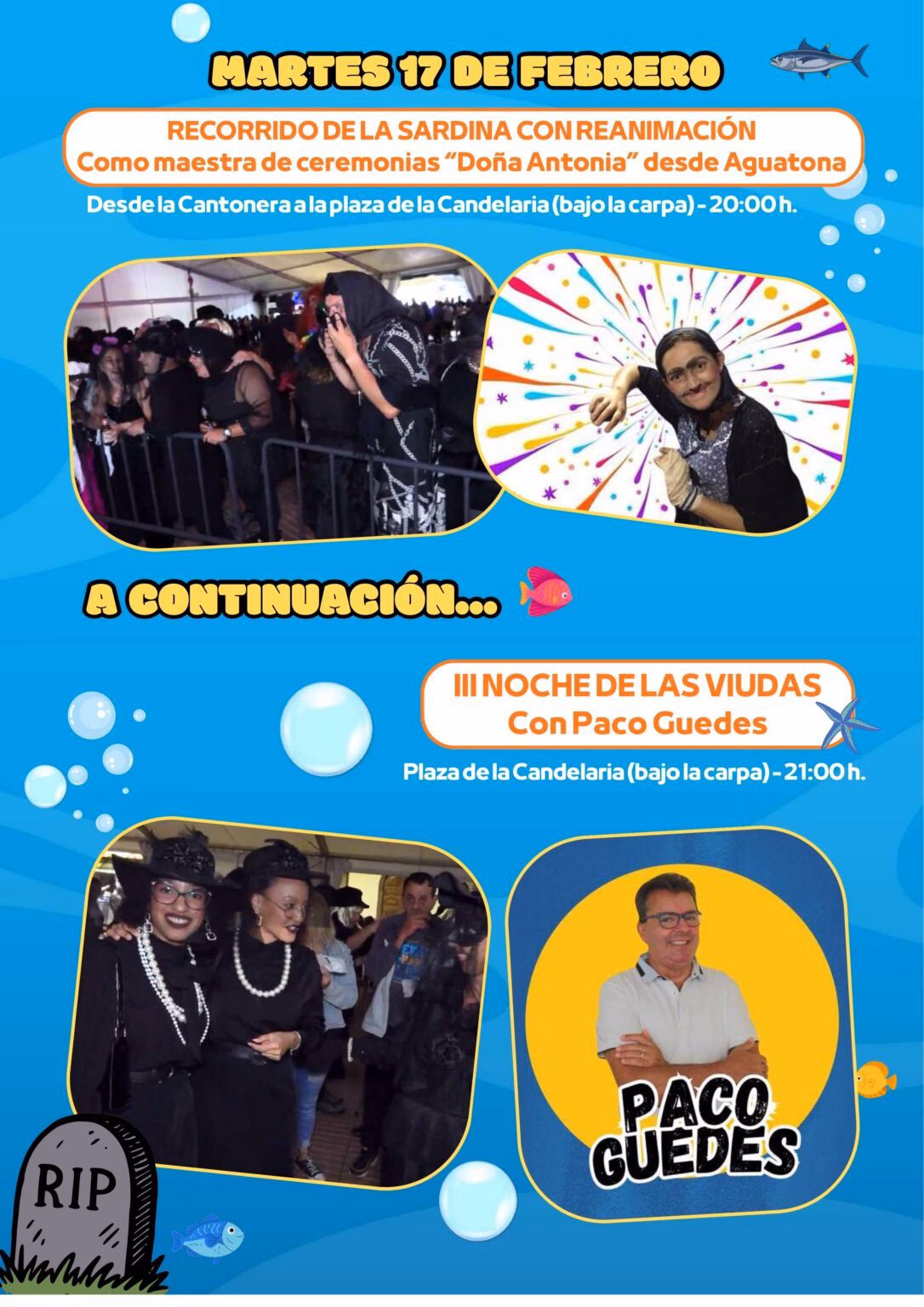 Carnaval - Programa del Carnaval de Día de Ingenio, Gran Canaria, del 17 de febrero