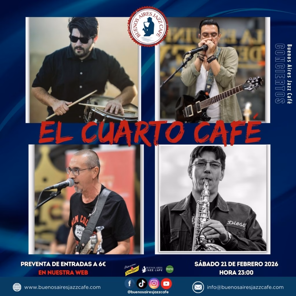Concierto Baires - El Cuarto Café en Buenos Aires Jazz Café, Las Palmas de Gran Canaria.