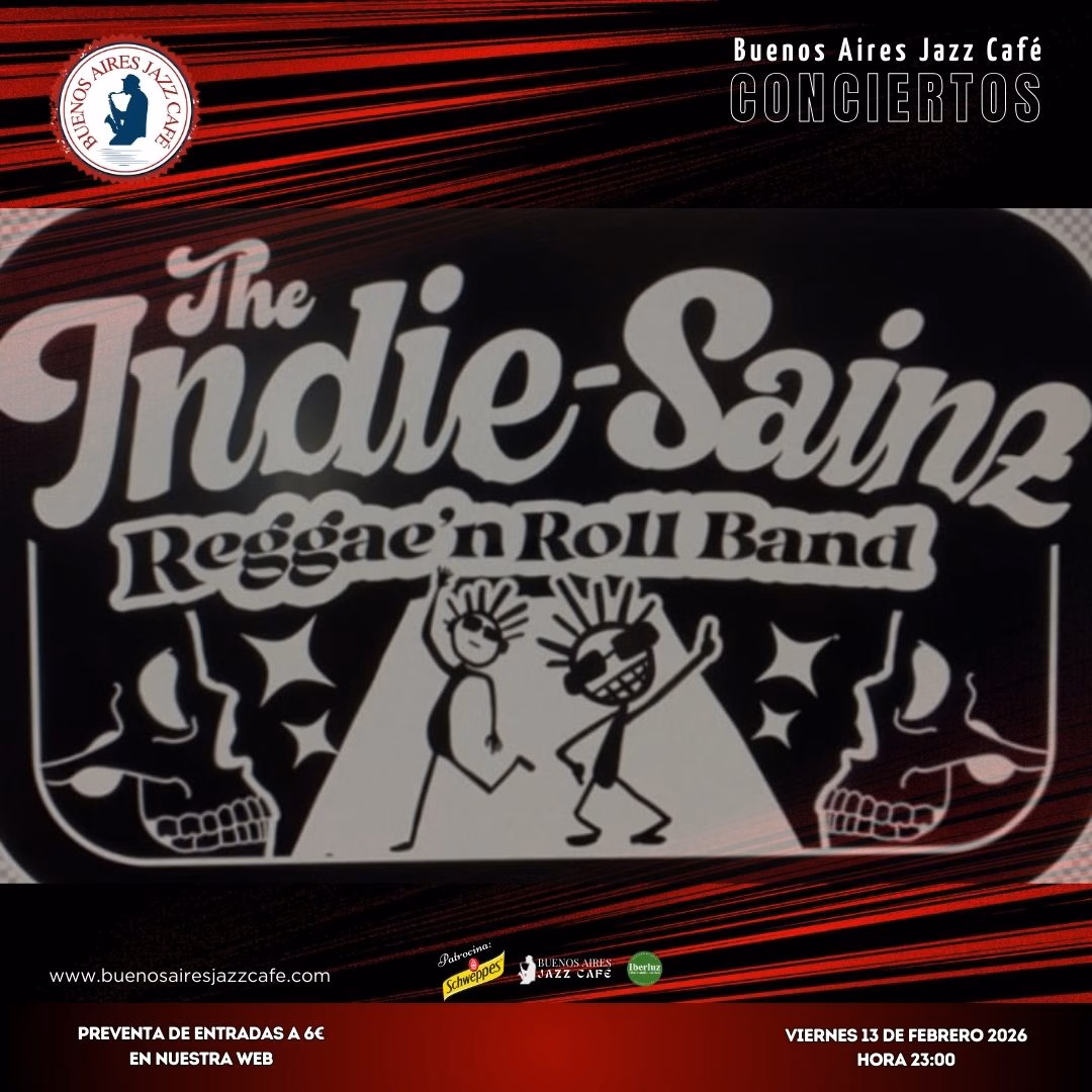 Concierto Baires - The Indie – Sainz en Buenos Aires Jazz Café, Las Palmas de Gran Canaria.