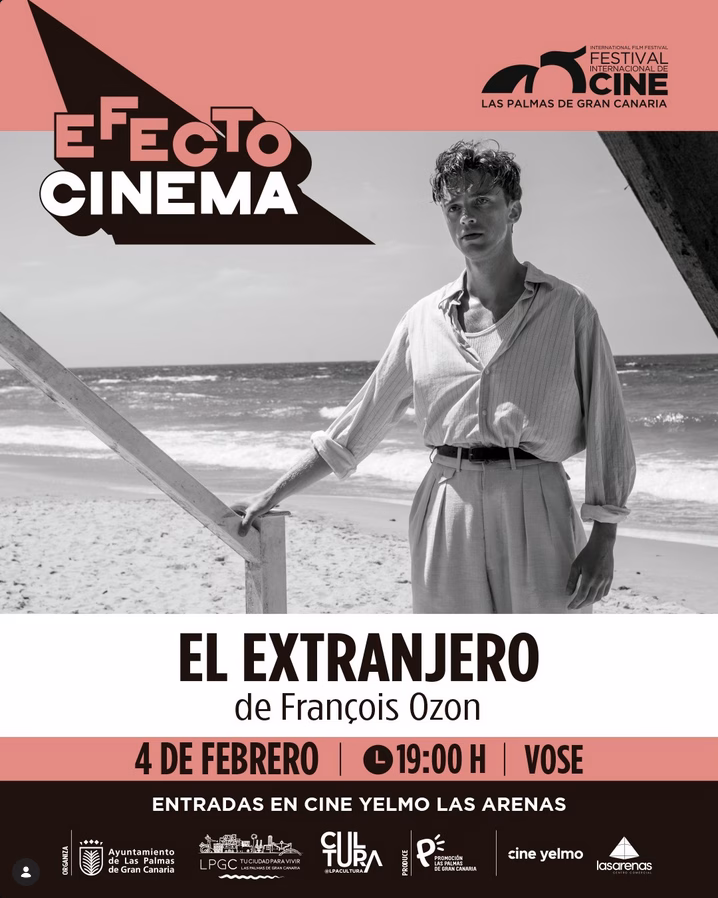 Proyección de la película "El extranjero" de François Ozon en el Cine Yelmo Las Arenas, dentro del Ciclo Efecto Cinema, en Las Palmas de Gran Canaria.