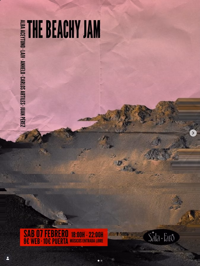 Jam Session - The Beachy Jam en Sala Faro, Las Palmas de Gran Canaria.