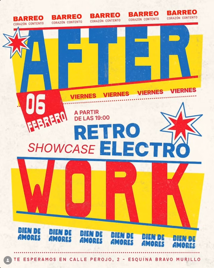 Fiesta - After Work con Retro Electro en Bien de Amores, Las Palmas de Gran Canaria.