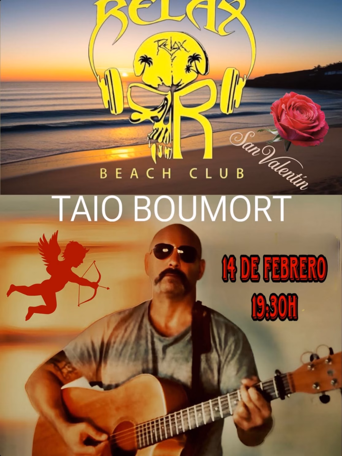 Música - Taio Boumort en Relax Beach Club, San Bartolomé, Gran Canaria.