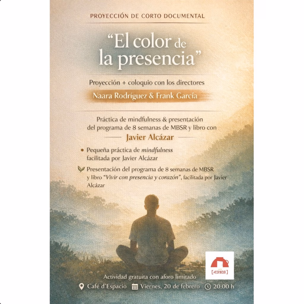 Proyección y debate cortometraje "El color de la presencia" en Café d'Espacio, Las Palmas de Gran Canaria.