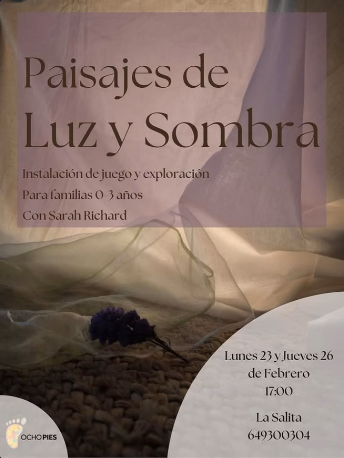 Infantil - Instalación de juego y exploración "Paisajes de Luz y Sombra" por 8pies con en La Salita, Arucas, Gran Canaria.