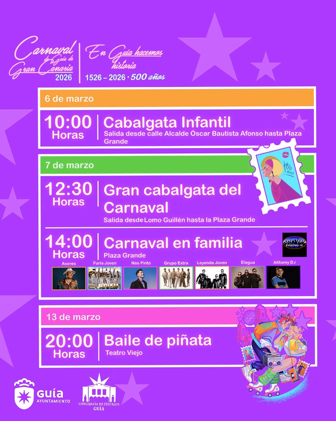 Carnaval — «Carnaval de Guía 2026» 13 marzo