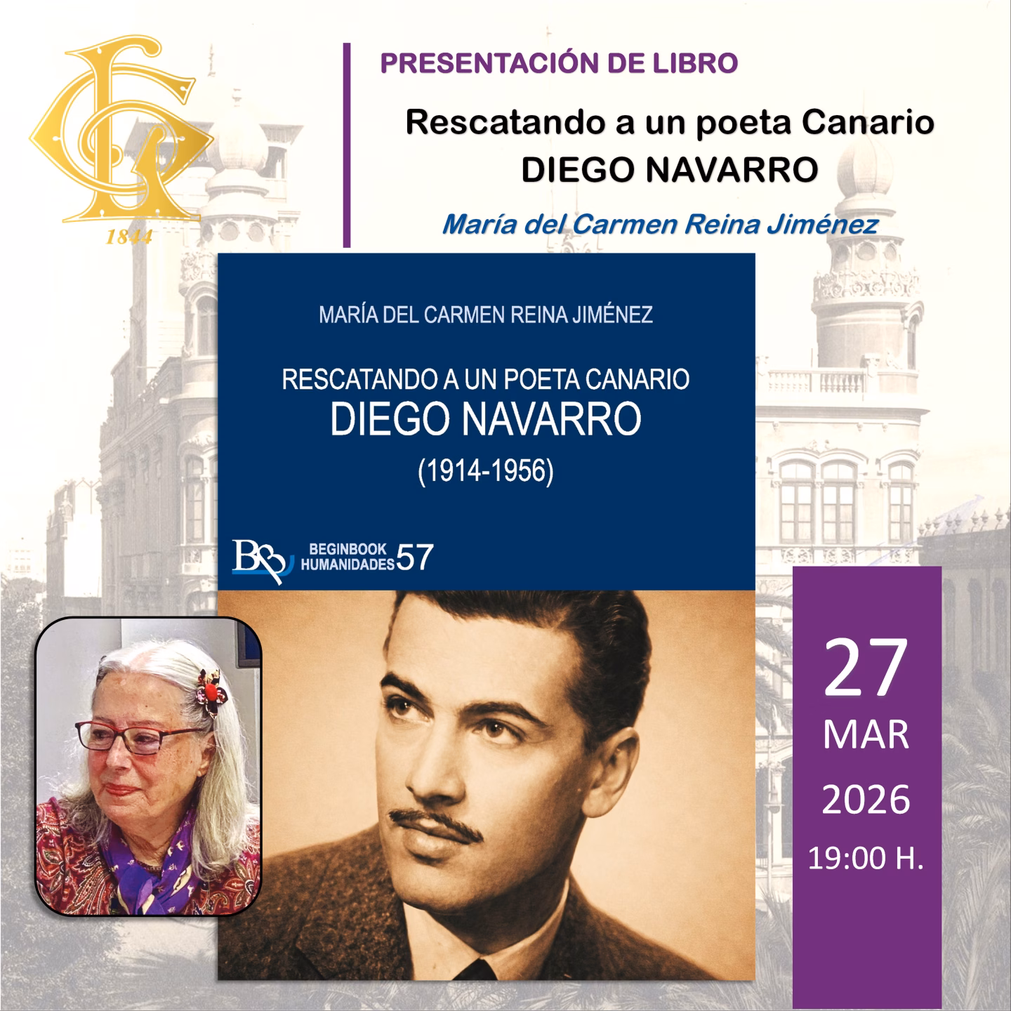 Presentación - Libro: "Rescatando a Diego Navarro
