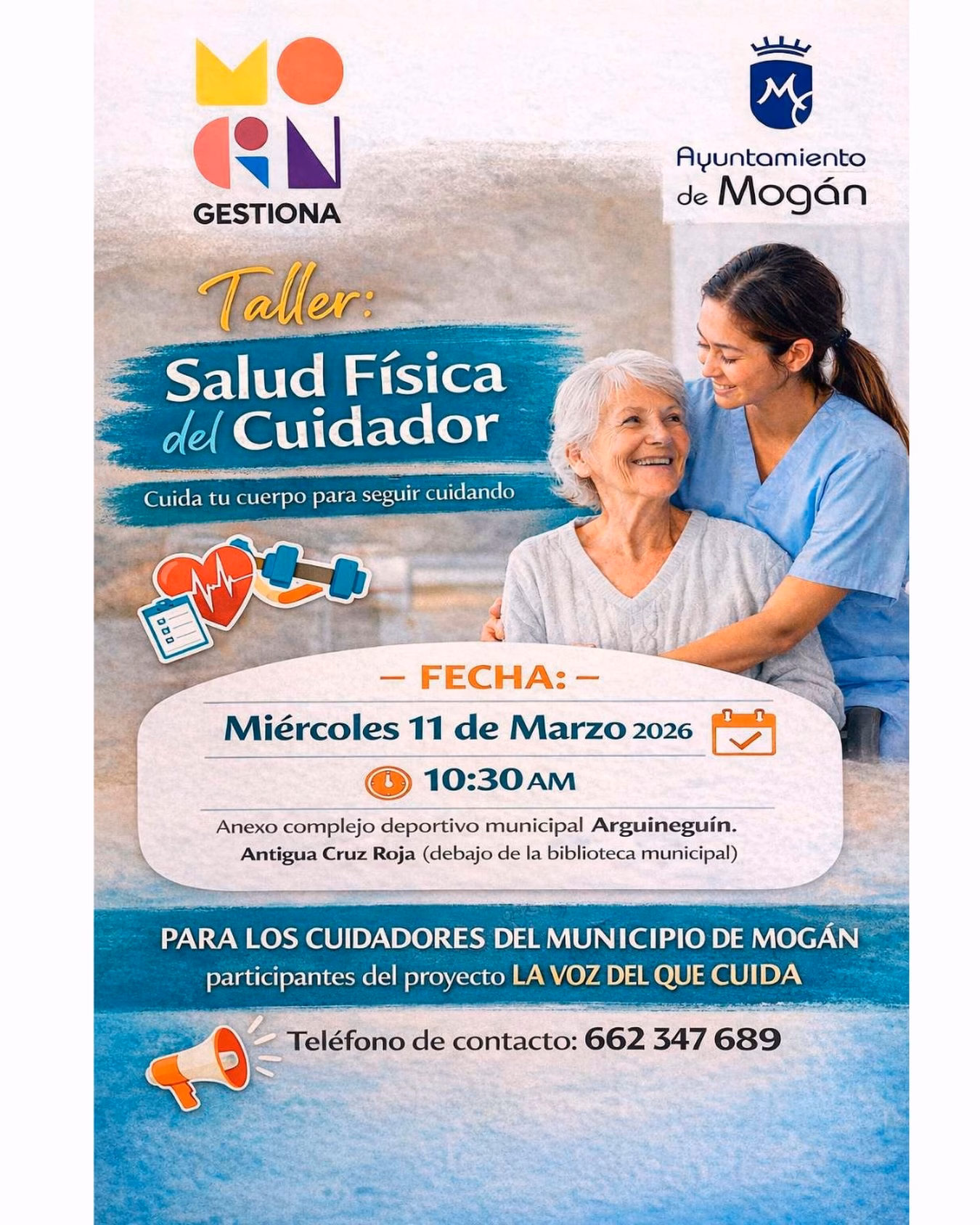 Taller - «Salud Física del Cuidador» - Eventos Gran Canaria