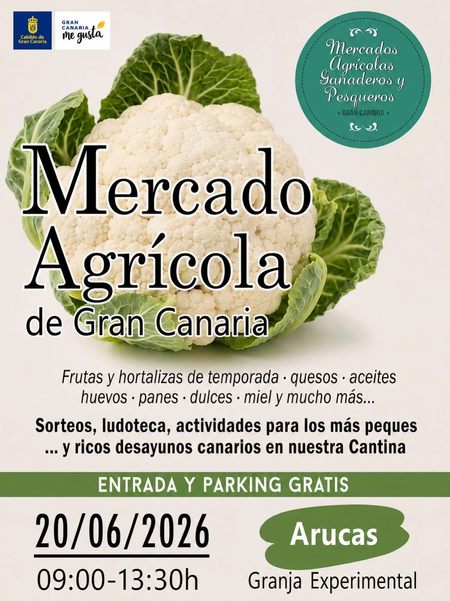 Market — Mercado Agrícola de Gran Canaria en la Granja Experimental del Cabildo, Arucas, Gran Canaria.