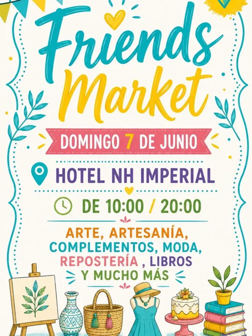 Market — Friends Market en el Hotel NH Imperial Playa, Las Palmas de Gran Canaria.
