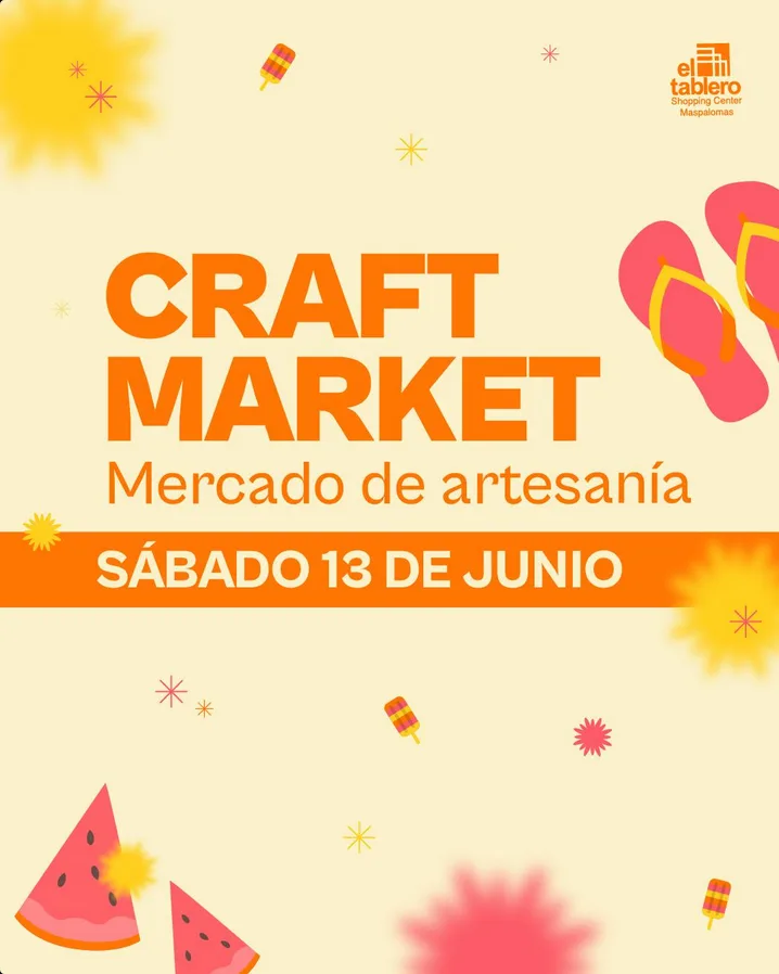 Market — Craft Market en el Centro Comercial El Tablero, San Bartolomé de Tirajana, Gran Canaria.