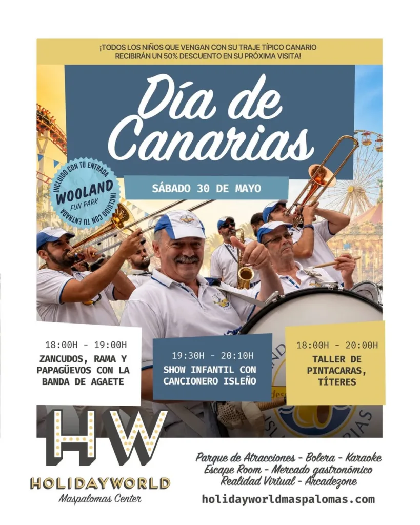 Día de Canarias en Holidayworld Maspalomas