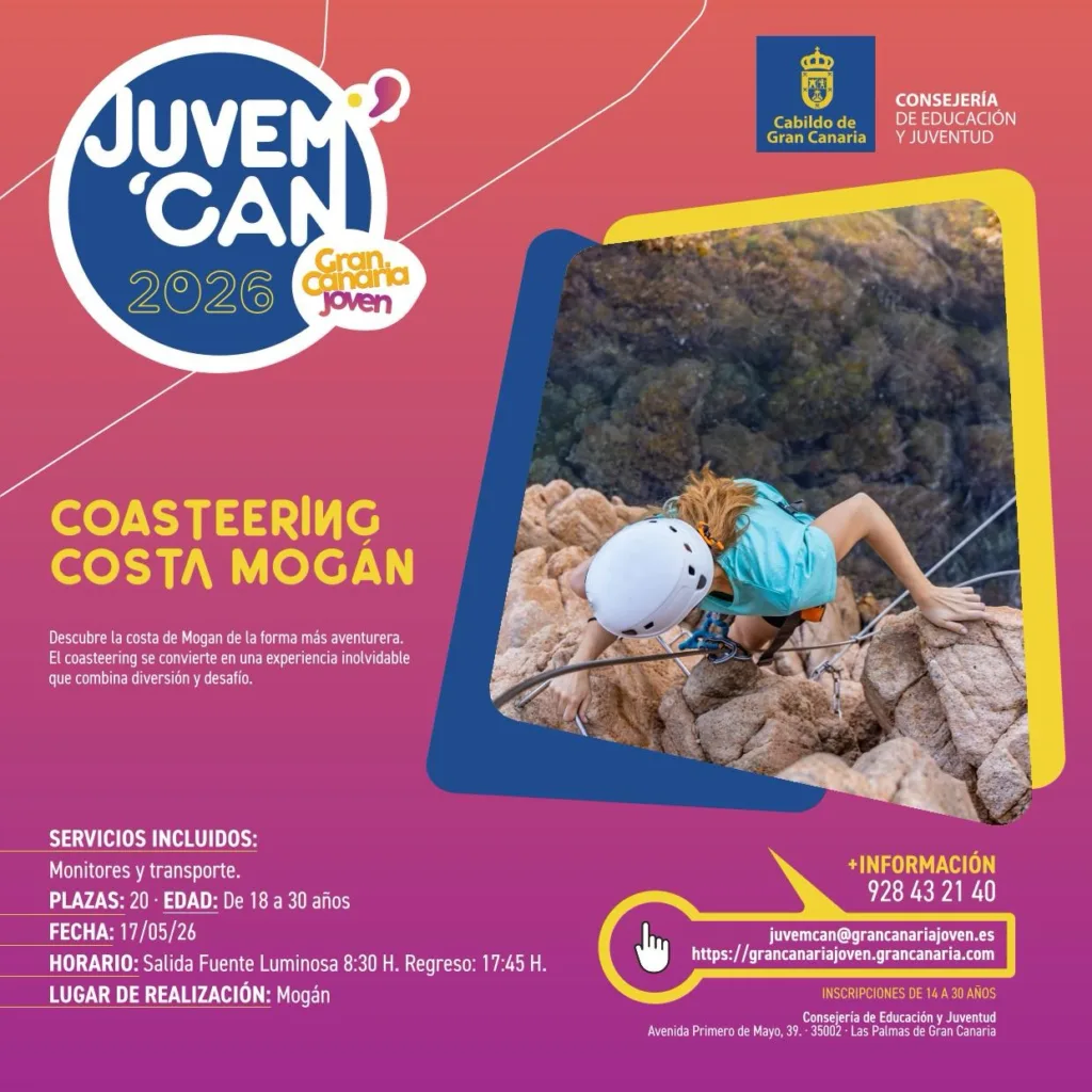Coasteering Costa Mogán para Jóvenes - Eventos Gran Canaria