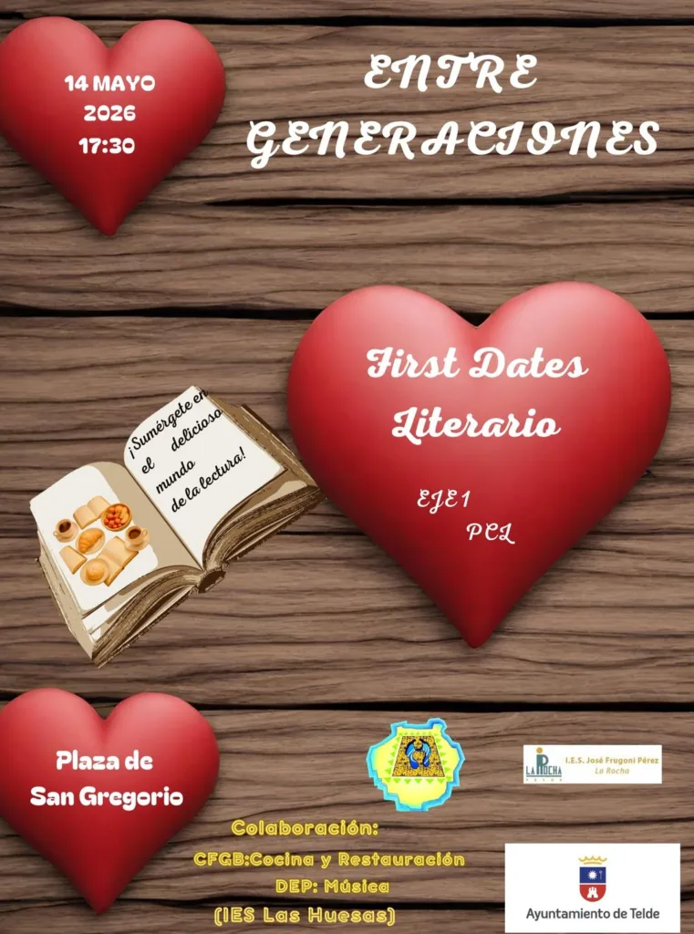 First Dates Literario en Telde - Eventos Gran Canaria