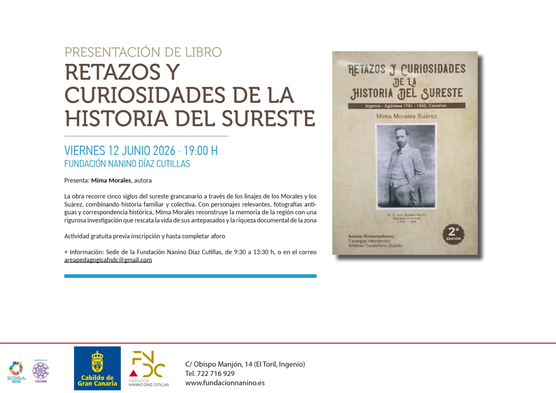 Presentación - Libro "Retazos y Curiosidades de la Historia del Sureste
