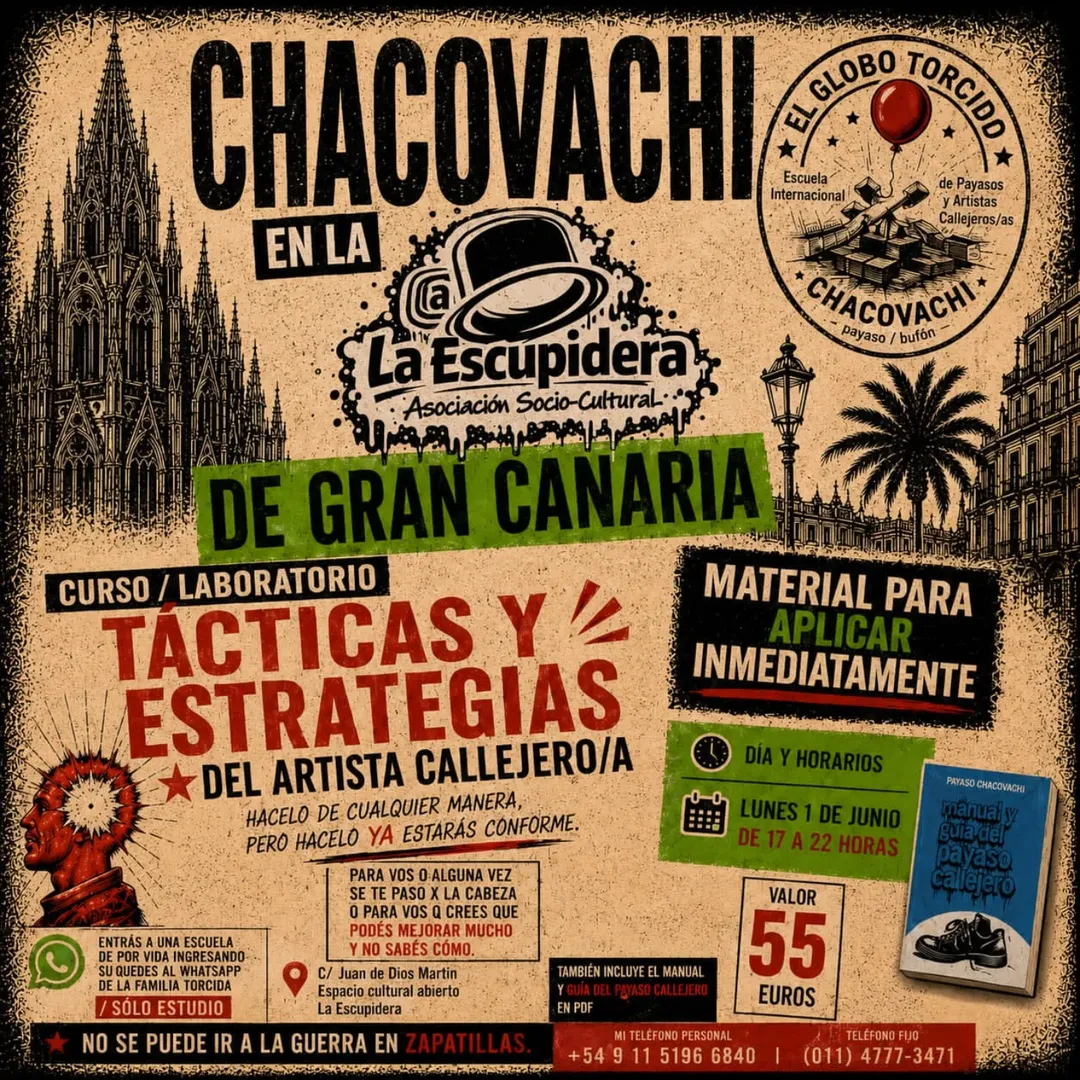 Taller – «Tácticas y Estrategias del Artista Callejero/a»