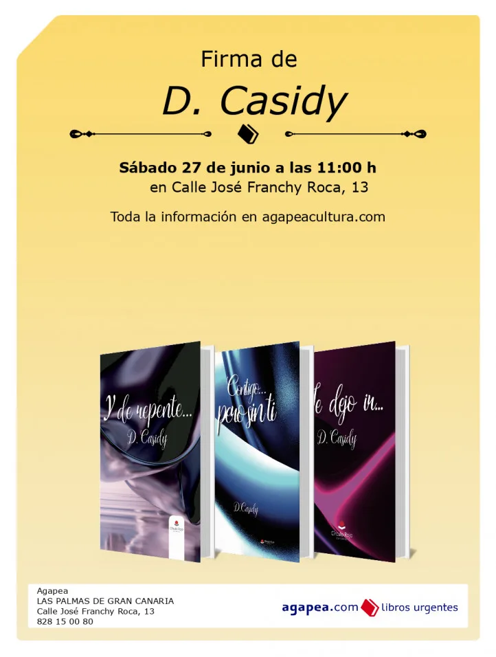 Literatura – «Firma de libros de D. Casidy»