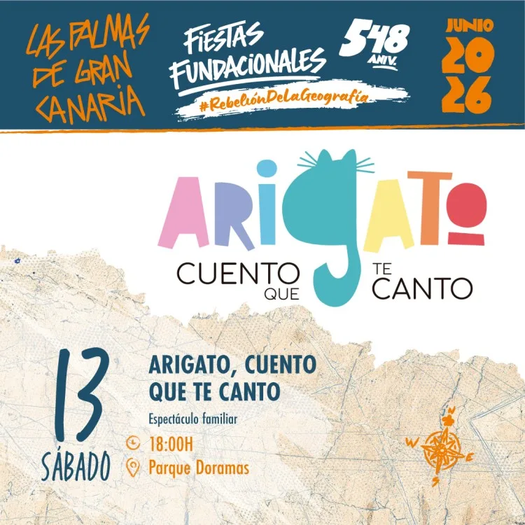 Arigato, cuento que te canto en Las Palmas
