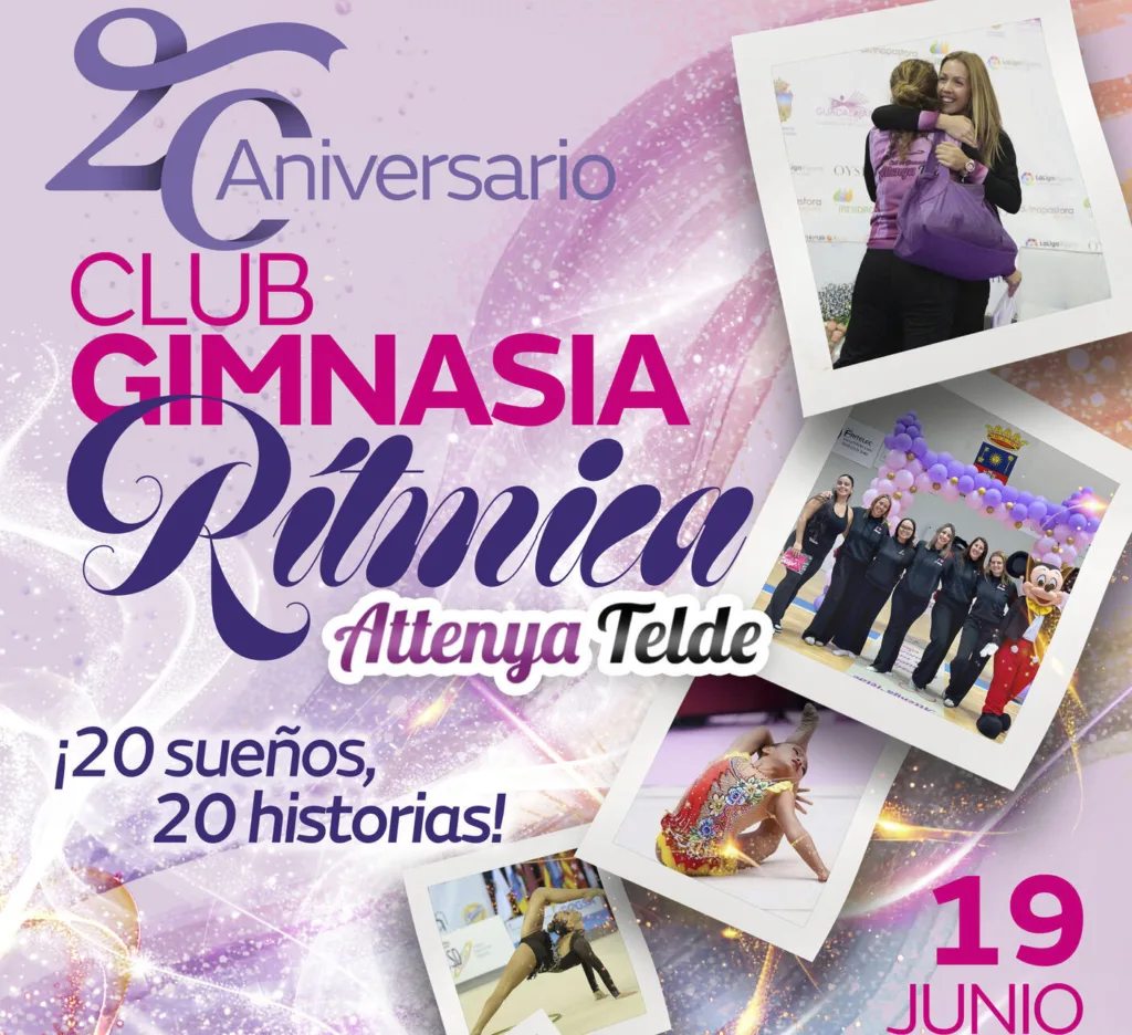 Attenya Telde celebra 20 años con gimnasia rítmica