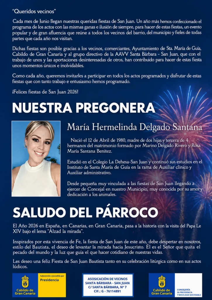 Fiestas - San Juan de Guía 27 junio - Eventos Gran Canaria