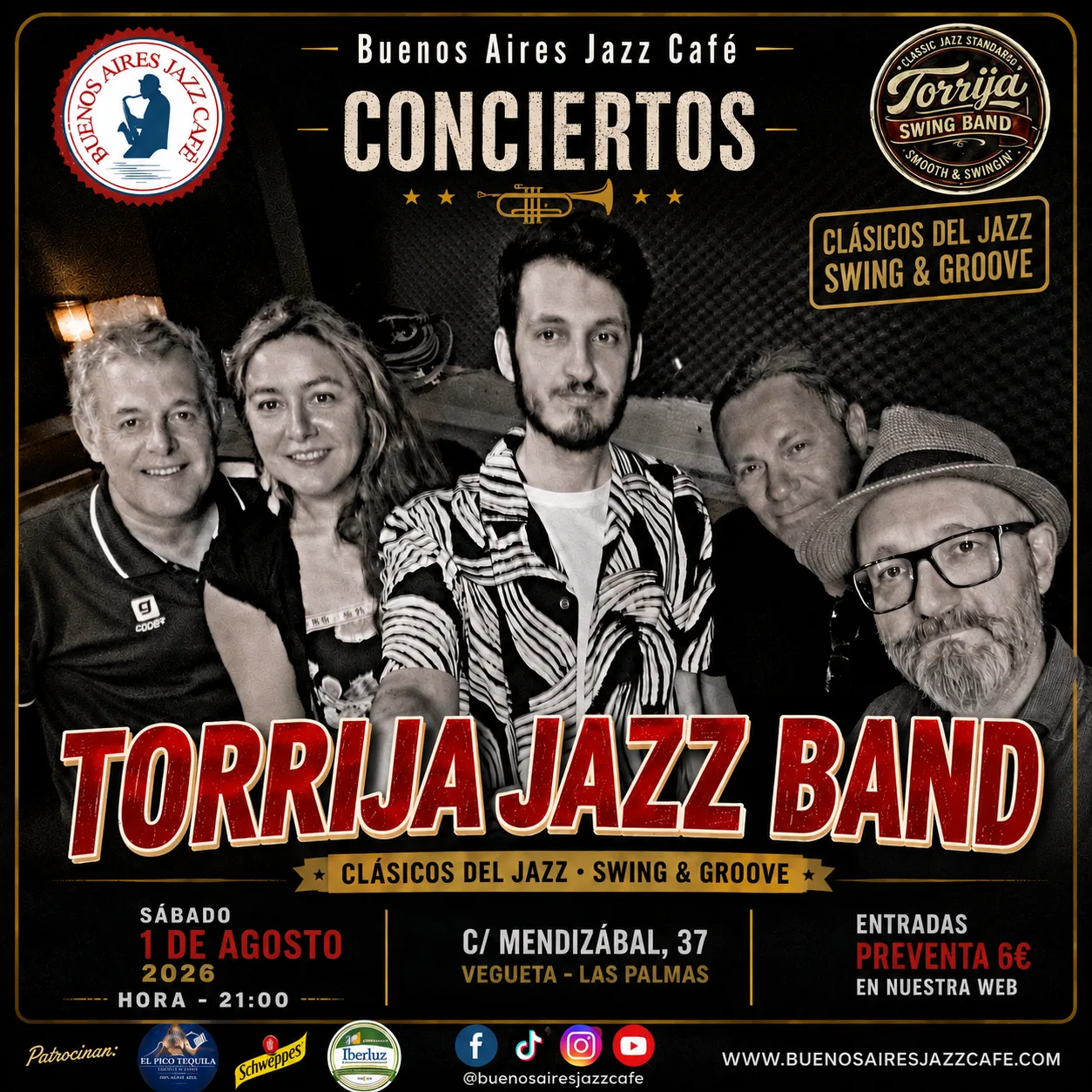 Concierto - «TORRIJA JAZZ BAND» - Eventos Gran Canaria