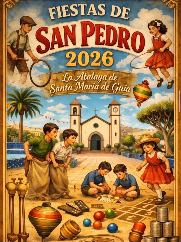 Programa de las Fiestas de San Pedro en la Atalaya de Santa María de Guía, Gran Canaria