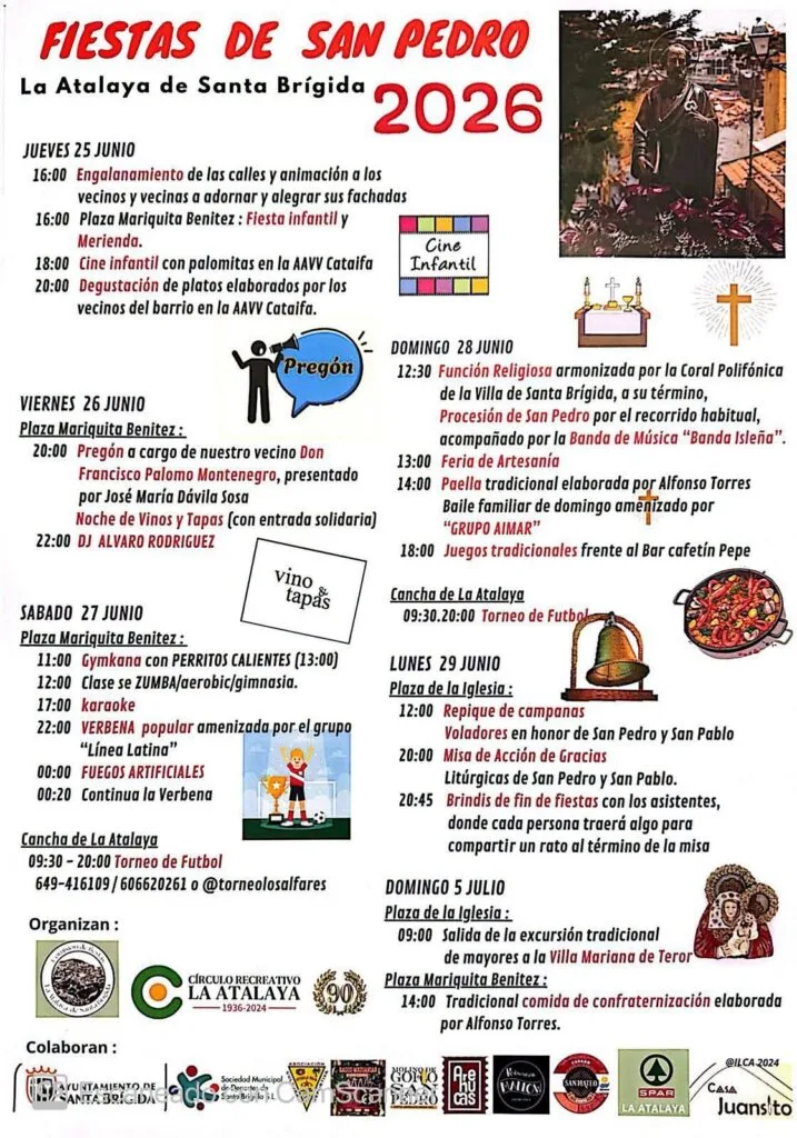 Fiestas - La Atalaya Santa Brígida 5 julio