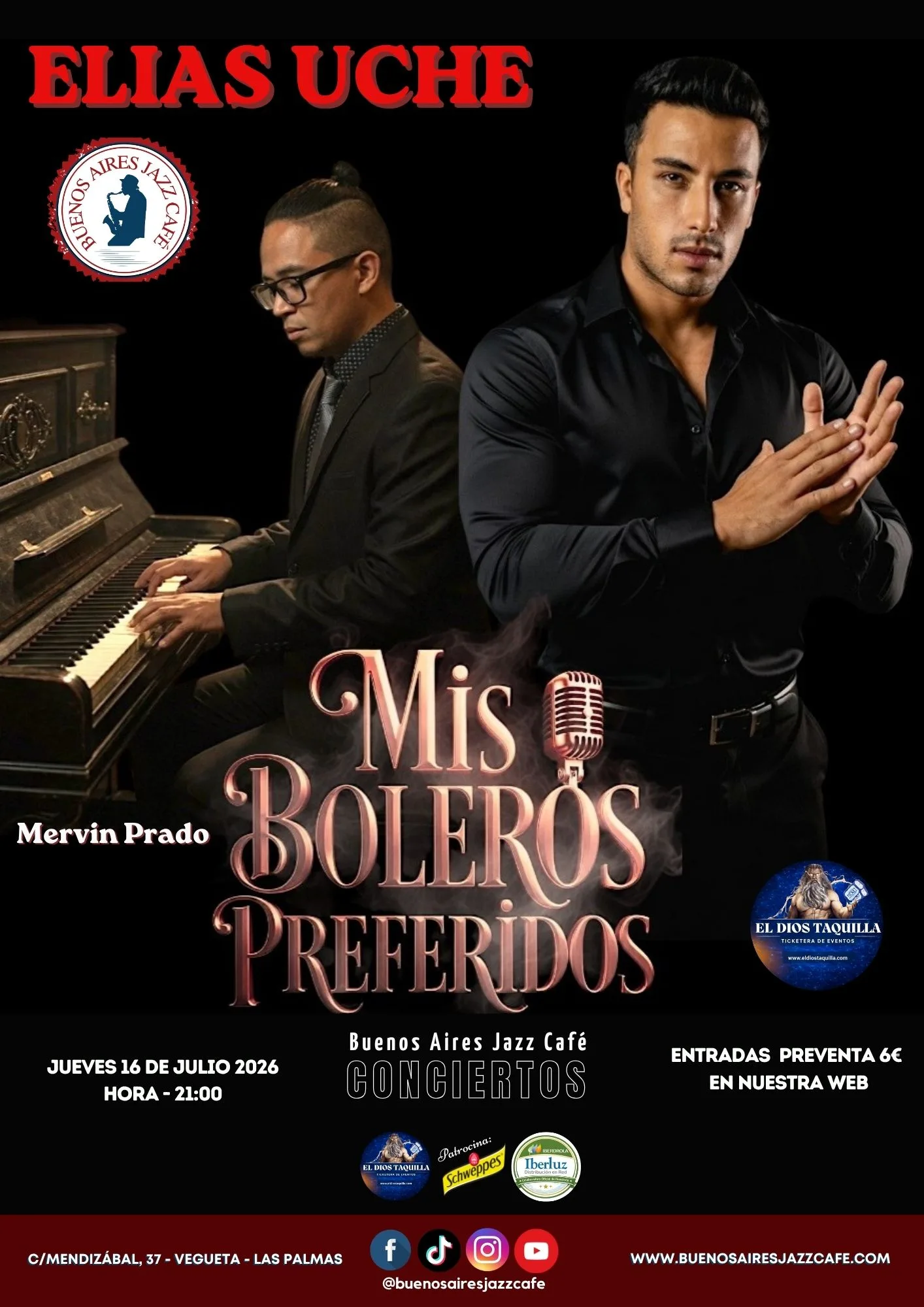 Concierto - «Elías Uche – Mis Boleros Preferidos»