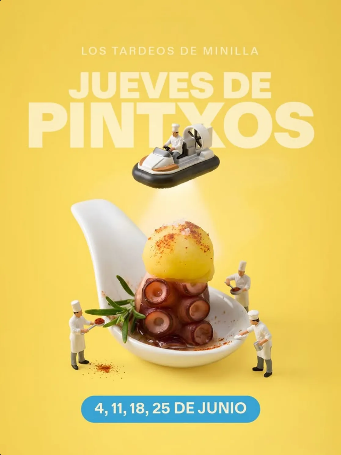 Gastronomía - Tardeo con pintxos y tapas en la Terraza del CC Minilla Center, Las Palmas de Gran Canaria.