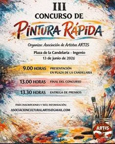 Concurso de Pintura Rápida en Ingenio - Eventos Gran Canaria