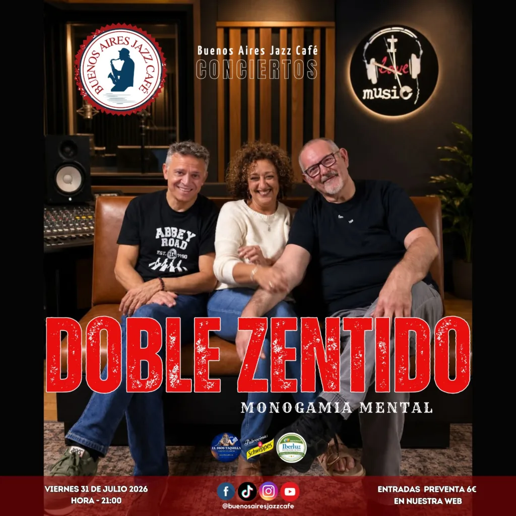 Doble Zentido en Buenos Aires Jazz Café - Eventos Gran Canaria