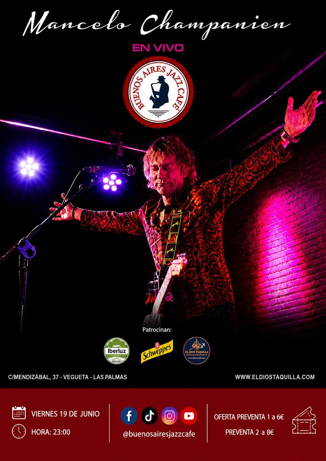 Concierto - «Marcelo Champanier» - Eventos Gran Canaria
