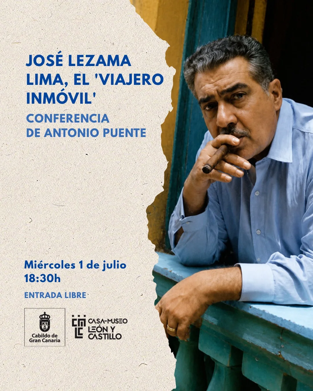 Charla sobre José Lezama Lima en Telde - Eventos Gran Canaria
