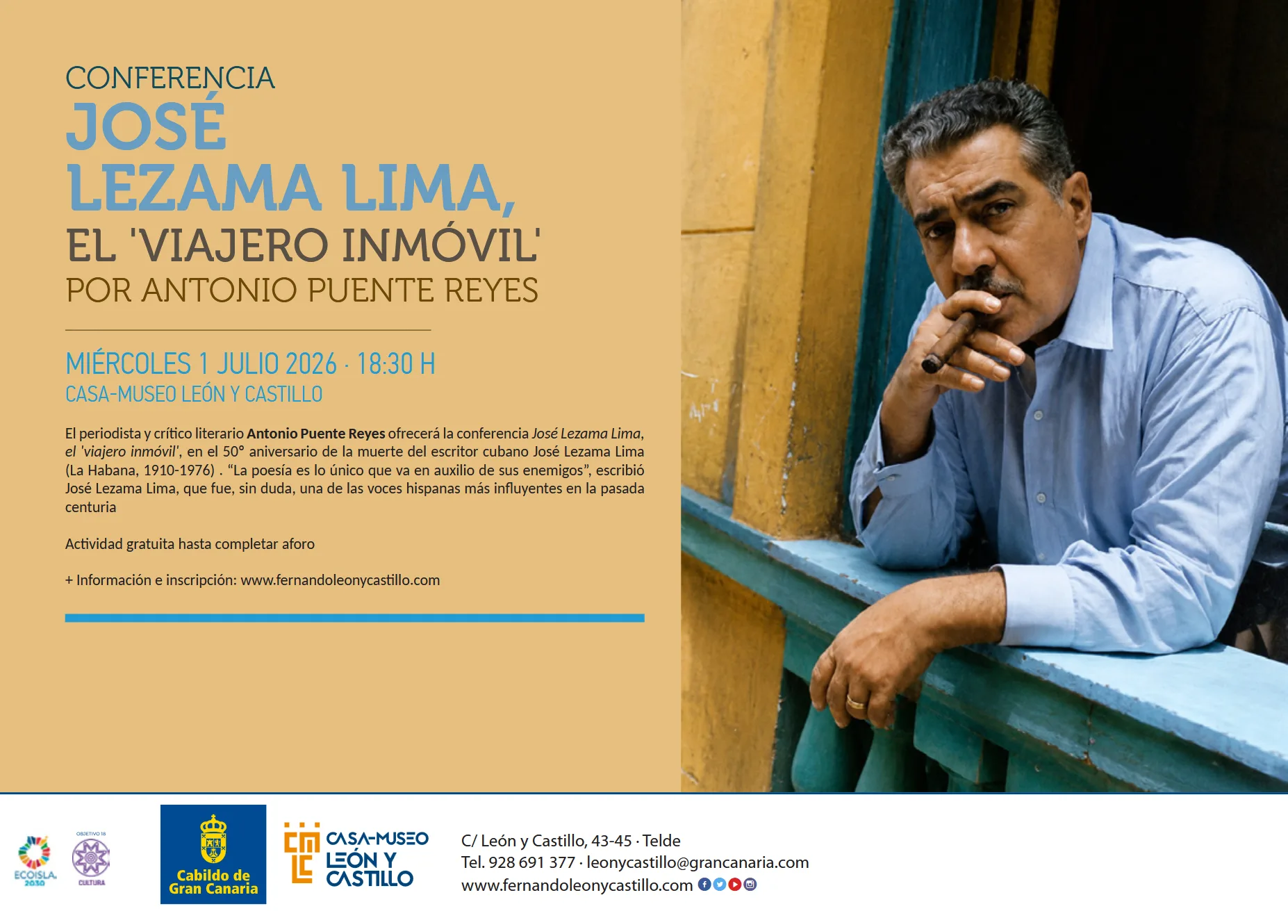 Charla - José Lezama Lima, el 'viajero inmóvil'