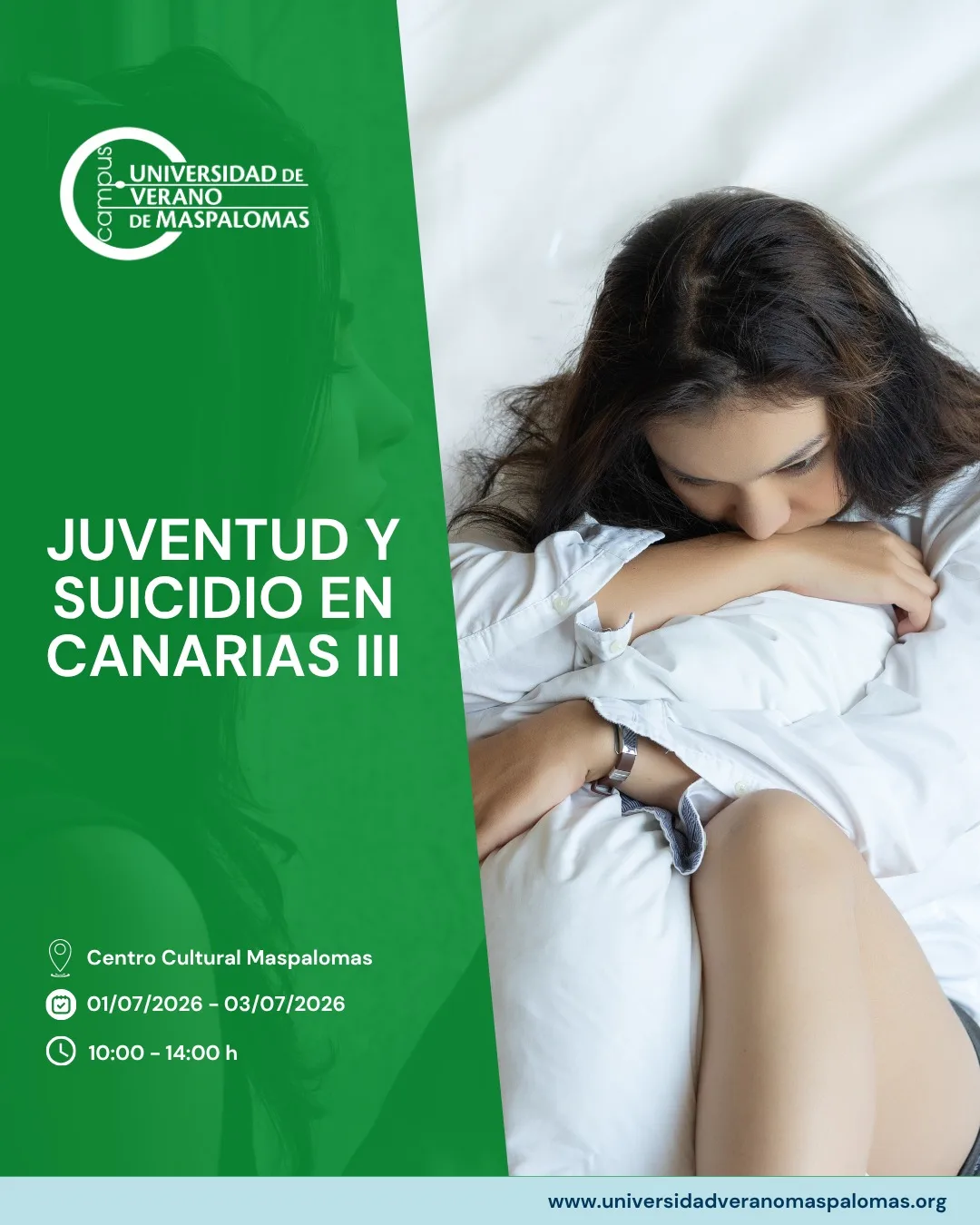 Juventud y suicidio en Canarias III en Maspalomas
